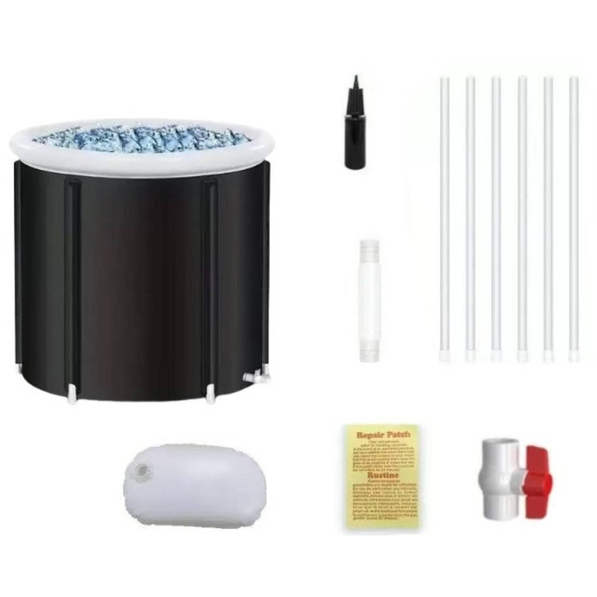 Foldable Inflatable Bath Tub for Adults, Portable Soaking Tub for Shower, Multi-Scene Use, Random Design