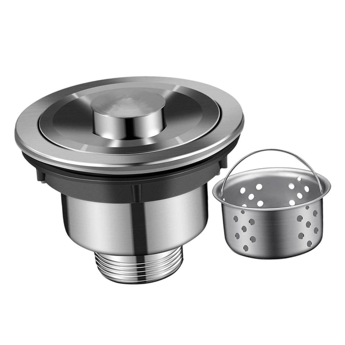 Sink Drain Strainer Anti-Clogging Food Catcher Prevents Clogs Deep Basket Design for Homeowners, Landlords