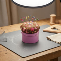 Pumpkin Pin Cushion Sewing Box Portable for Beginners