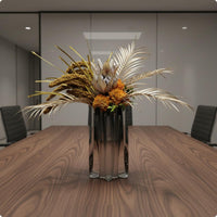 Artificial Flower Arrangement Easy to Place Fake Floral Centerpiece Low Maintenance Faux Floral Arrangement for Meeting Room