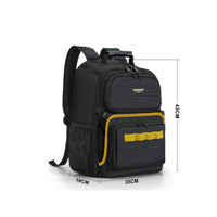 Backpack Tool Bag Oxford Cloth Utility Organizer Case Black