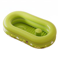 Inflatable Baby Bathtub Cushioned Inflatable Baby Tub Easy Unfold for Home