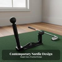 Improves Muscle Memory Golf Swing Training Aid Instant Feedback Golf Swing Corrector Portable Design for Amateur Golfers, Beginners, Indoor