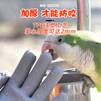 [开票]TPE儿童手套卡通图案仓鼠鹦鹉宠物蛇防咬园艺拔草挖土防护