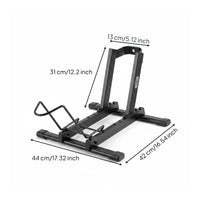 L-Shaped Bike Stand Stable Insert Bike Stand Easy to Assemble for Home Storage