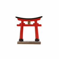 Japanese Torii Resin Figurine, Desktop Ancient Architecture Model