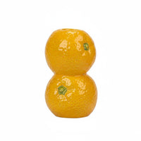 Vibrant Design Fruit Shaped Candle Holder Minimalist Aesthetic Decorative Fruit Candle Stand Compact Size for Women, Desktop, Living Room