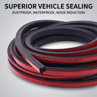 Car Door Seal Strip, Waterproof Rubber Sealing Strip for Trucks, Soundproof Door #variant:5 Meters (Single Car Door)