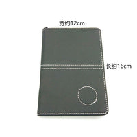 Golf PU Leather Scorecard Holder and Clip for Golf Accessories