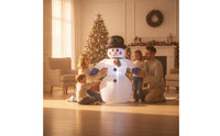 Christmas Inflatable Snowman Giant Snowman Yard Decor Outdoor Decoration Cheerful Festive