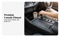 Retractable Cup Holder Cover | Flexible Roll-up Construction, Flush Installation Design