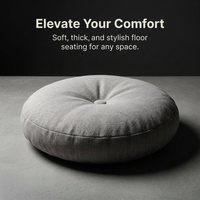 Round Floor Pillow Meditation Cushion, Living Room Floor Cushion Tatami, Large Round Floor Cushion A - Image 10