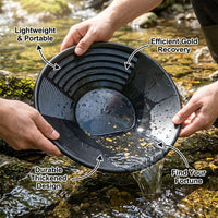 Gold Sifting Classifier Tray, Lightweight Gold Prospecting Pan, Gold Washing Pan with Vial, Gold San - Image 2