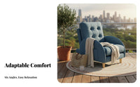 Transformable Chair Bed Space Saving Single Sofa Multi-Functional Comfortable Cushioning for Students, Young Adults, Small Areas