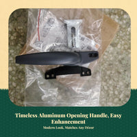 Pane Handle, Aluminum Alloy Transmission Handle, Replacement Winder Crank for Casement, Sliding, and Outward Opening panes