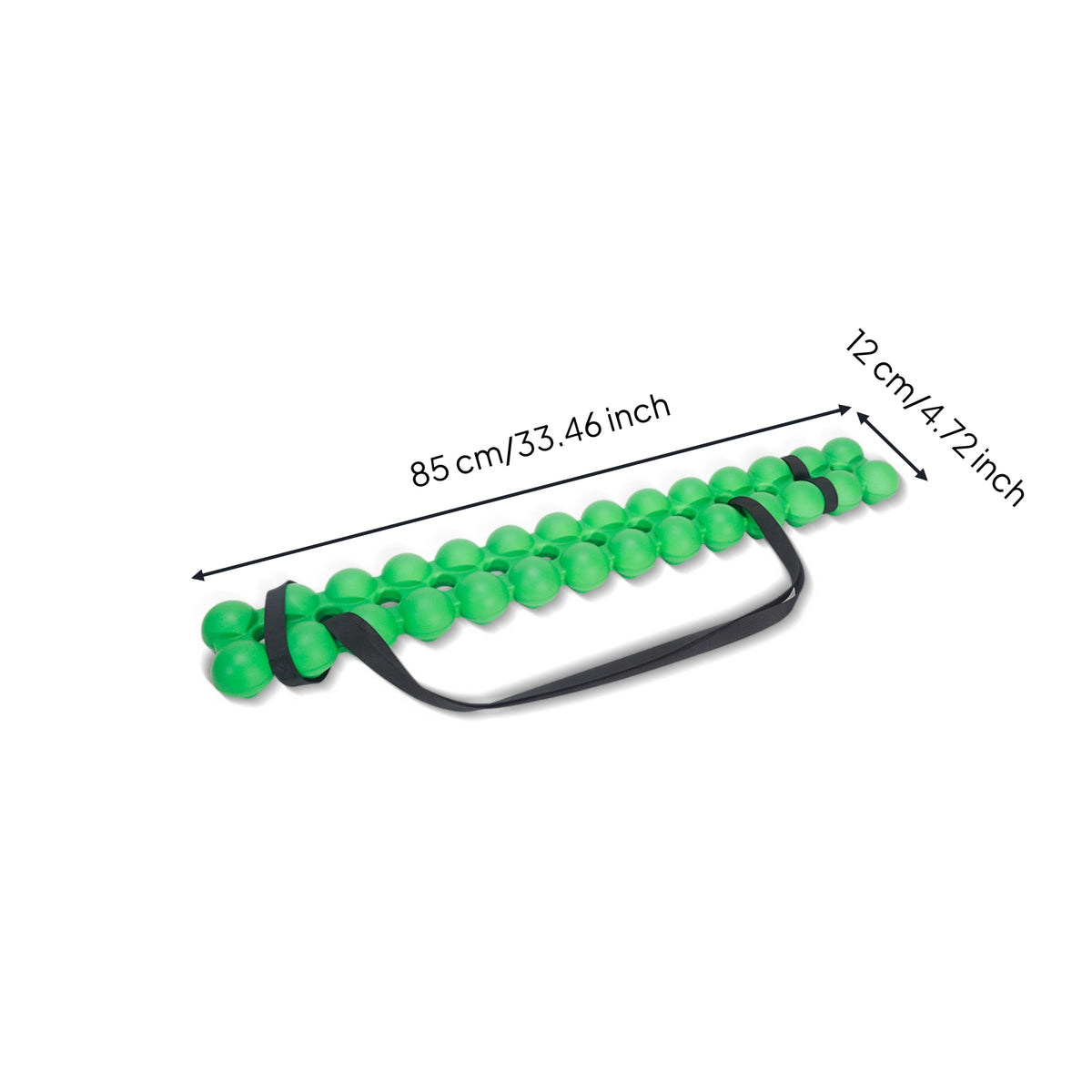 Pilates Massage Rod Segmented Massage Rod with Strap Stretching Stick with Strap Ergonomic Rehabilitation Equipment Versatile
