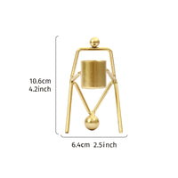 Minimalist Tealight Candle Holder Sculptural Tealight Holder Decorative Decor Compact for Table, Shelf