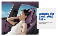 Car Headrest Neck Pillow for Xiaomi SU7/YU7, Viscoelastic Foam, Ergonomic Support, Business Design