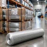 Galvanized Hardware Cloth Rolled Square Grid Wire Mesh Weatherproof