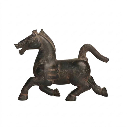 Running Horse Figurine Sculpted Horse Figurine Dynamic for Living Room, Entryway