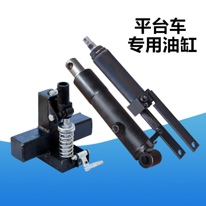 Manual Hydraulic Lift Platform Cylinder with Separate Pump - 500kg 1.5m