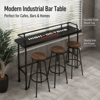 bar table and stools set