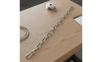 Gym Cable Attachment Metal Set Extension Chain with Carabiners Stainless Steel Cable Extension Chain for Athletes