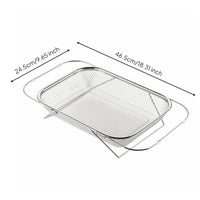 Over-Sink Colander Rust-Resistant Kitchenware Long-Lasting for Food Prep