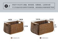 大容量家用收纳箱 仿藤编无盖欧式大号收纳筐卧室衣物整理箱
