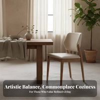 Padded Side Chair Rustic Minimalist Design Woven Seat Side Chair Nordic and design adaptable for Homeowners, Restaurant