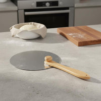 Folding Pizza Paddle Heat-Resistant Wood Handle Pizza Peel Dishwasher Cooking Tool