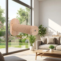 Cat Climbing Frame Wall Mounted Wood Tree Indoor, Multi-Layer Simple Style Structure with Stairs and Hammock, Elevated Play Area for Indoor Cats