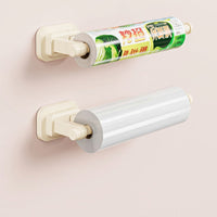Cupboard and Under Cabinet Paper Towel Holder for Kitchen, Removable Metal Roll with Suction Cups for Home Cooks