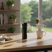 Manual Coffee Grinder Exact Grinding Hand Crank Coffee Mill Adjustable Burr Grinder Non-Slip Grip Kitchen Tool Easy to Clean