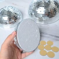 跨境新款迪斯科半球disco ball炫彩球反光彩色片半球婚庆舞台镜面