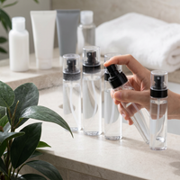 Portable Fine Mist Spray Bottle for Cosmetics, Toner, and Alcohol - Refillable Travel Atomizer
