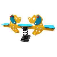 2-Person Bouncy Bouncy Rider Cooperative Play Seesaw Vividly Colored Long-Lasting Design for Children, Children 3+, Playground