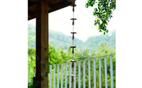 Mushroom Rain Chain Weather Resistant Bell Rain Chain Easy Install Outdoor Decor for Roofline, Garden, Sunroom