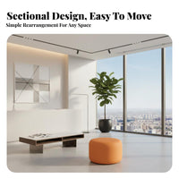 organic shape Sectional Sofa Set Creative Shape Armless Lounge Set configurable Design Minimalist for Visitors, Business Owners
