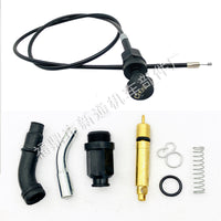 Carburetor Throttle Cable Starter Valve Plunger Kit for TRX450 Foreman 450 ES Choke