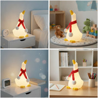 Duck Night Light with Timer Soft-Touch Duck Night Light Squishy for Nursery