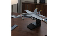 Preassembled F/A-18F Model Finished Fighter Jet Model Realistic Museum-Quality for Office Decor