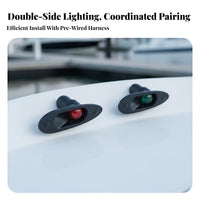 Low-Profile Flush Mount Side Lights