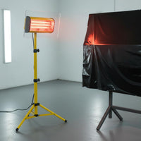 Infrared Paint Baking Lamp High Power Shortwave Infrared Lamp Mobile Stand
