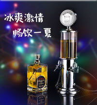 Double-Head Draft Beer Dispenser Tower with Faucet for Bar KTV