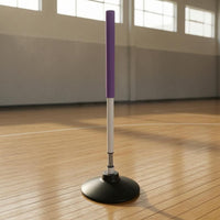 Round Base Dribbling Slalom Pole Slim Springy Training Pole for Basketball Players, Exercises