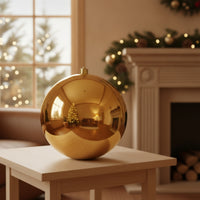 Christmas Ball Ornaments Spherical Christmas Tree Ball Baubles Sparkling Sturdy for Window Displays, Mantel