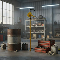 Manual Oil Pump Resistant Fluid Apparatus for Garage