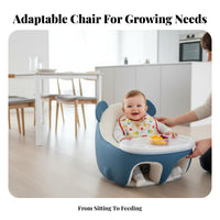 Inflatable infant Sofa Skingentle Sit-Training Chair Easy to Clean for Toddlers
