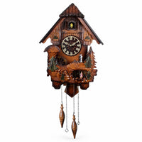 Pinecone Weights Pendulum Cuckoo Clock House-Shaped Cuckoo Clock